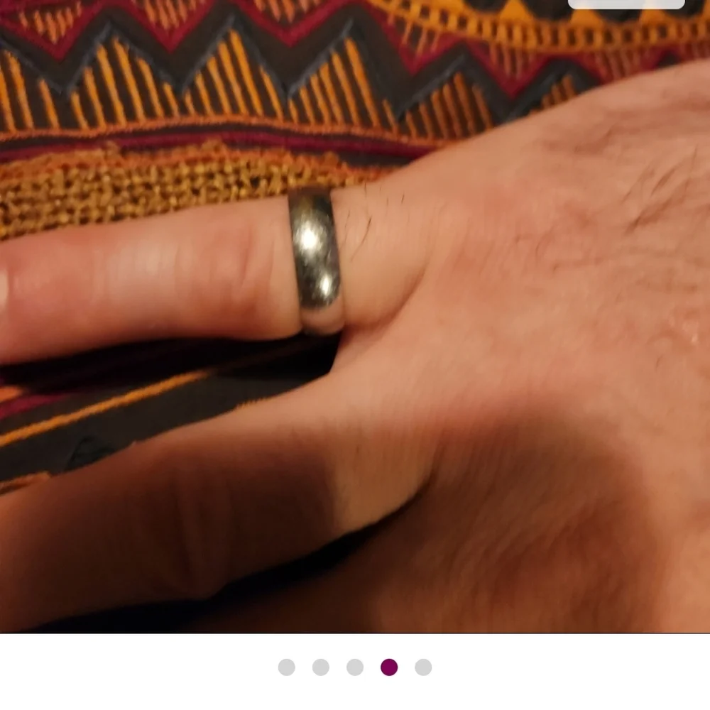 Stainless Steel 304 Men's SS Wedding Band Silver Ring